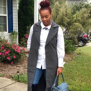 JustFab Boxy Tie Sleeve Top